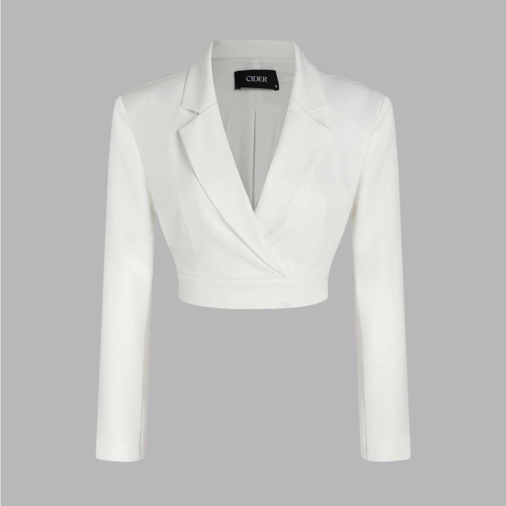 NWOT Cider Elegant White Blazer